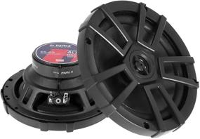 img 4 attached to 🔊 H YANKA ES-Series 6.5 Car Speakers - Full Range Stereo 500 Watt Max 2-Way Coaxial Car Audio Speaker Set - Professional Car Speaker with No Distortion and Stereo Sound - Y30 Magnet Woofer and NdFeB Tweeter - 1 Pair