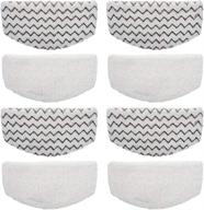 🧼 bissell powerfresh steam cleaner mop replacement pads - bonus life 8 pack - for 1940, 1806, 1544, 1440, 2075a steam mops логотип