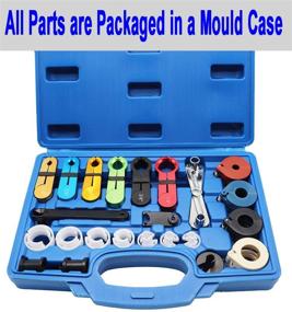 img 3 attached to YOTOO Master Quick Disconnect Tool Kit 22pcs: Ultimate Solution for Fuel Line, Automotive AC, and Transmission Oil Cooler Lines