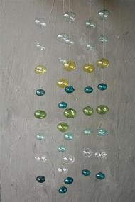 img 1 attached to Hand Blown Bubble Glass Garland with Blues & Greens by Creative Co-Op