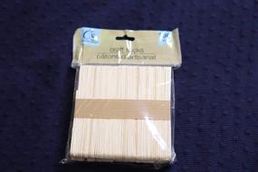 img 1 attached to 🔨 Natural Craft Sticks: Popsicle Sticks for DIY Projects