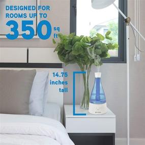 img 2 attached to 🌬️ Enhance Small Room Comfort with Guardian Technologies Pure Guardian H940 Ultrasonic Cool Mist Humidifier - 30 Hrs. Run Time, Quiet & Filter Free