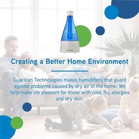 img 3 attached to 🌬️ Enhance Small Room Comfort with Guardian Technologies Pure Guardian H940 Ultrasonic Cool Mist Humidifier - 30 Hrs. Run Time, Quiet & Filter Free