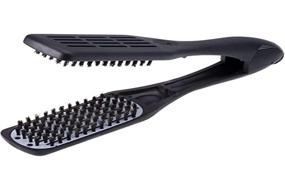img 1 attached to Denman Thermoceramic Straightening Bristle Ceramic: Achieve Salon-worthy Straight Hair