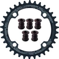 🚴 jgbike elite round oval chainring 104mm bcd - narrow wide single chainring for 8-12 speed mtb xc trail e-bike fat bike mountain bike bicycle logo