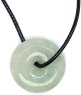 exquisite type a certified jadeite jade necklace pendant from the standard disc series logo