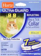🕶️ hartz ultra guard reflecting flea & tick cat collar review: a reliable and stylish white collar for ultimate protection - 1 each logo