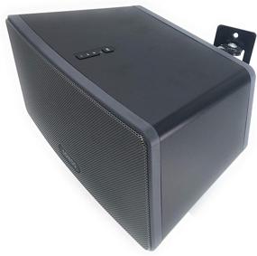 img 4 attached to 🔊 Улучшите свой звук пространства с настенным креплением SONOS Play 3 от Soundbass - регулируемый поворотно-наклонный механизм, один кронштейн для динамика Play:3 - черный.
