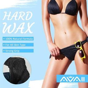 img 2 attached to 🔥 Coarse Hair Specific Hard Wax Beads - AVAII Hair Removal Black Wax Beads, Ideal for Bikini, Back, Chest, Underarms Waxing, Cologne Wax Beads for Women & Men, 1lb/453g