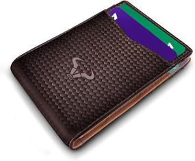 img 1 attached to 💼 Bulliant Pocket Bifold Wallet with Multiple Pockets