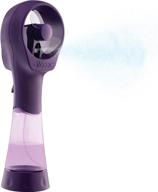 stay cool and refreshed with o2cool fml0001 elite misting fan in vibrant purple logo