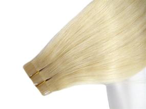 img 1 attached to Hair Extensions Platinum Seamless Straight