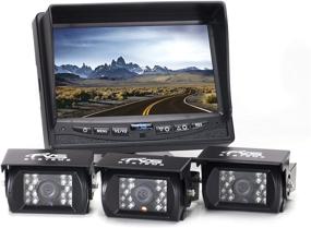 img 4 attached to 📸 Enhanced Rear View Safety RVS-770615 Backup Camera System: 3 Cameras & 7" LCD Display