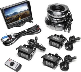 img 3 attached to 📸 Enhanced Rear View Safety RVS-770615 Backup Camera System: 3 Cameras & 7" LCD Display