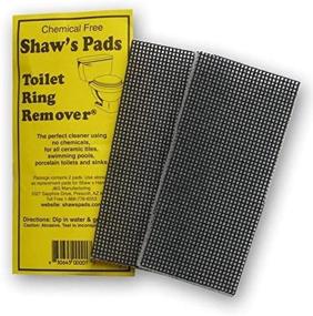 img 2 attached to 🧽 Shaw's Pads - Eco-Friendly Cleaner Pads for Porcelain Toilets, Ceramic Tiles, Sinks, and More (3 Pack)