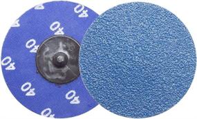 img 1 attached to 🔪 High Quality Benchmark Abrasives 3" Zirconia Quick Change Sanding Discs - 25 Pack (40 Grit) with Male R-Type Backing Pad