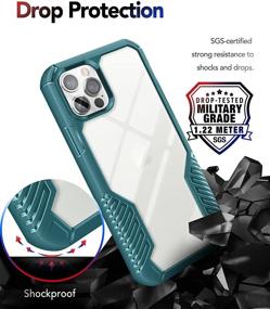 img 2 attached to 🔒 Ultimate Protection: MOBOSI Vanguard Armor iPhone 12 Pro Max Case for Reliable Cell Phone Security