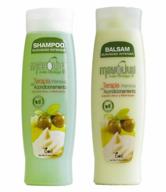 mayoliva 12oz shampoo balsam dominican logo