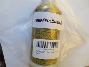 img 1 attached to PEPPERLONELY Brand Non Stretch Metallic Apprx Beading & Jewelry Making