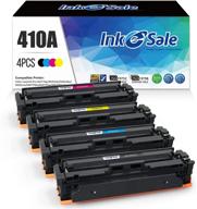 🖨️ ink e-sale compatible toner cartridge set for hp 410a/410x: cf410a cf411a cf412a cf413a - high-quality replacement for color laserjet pro logo