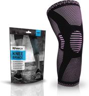 powerlix compression knee sleeve weightlifting logo