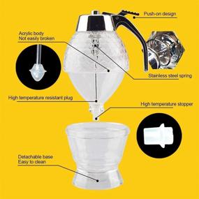 img 1 attached to Honey Jar with Stand: Portable Storage Pot for Drip-Free Dispensing of Juice, Honey, and Syrup