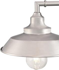 img 2 attached to 💡 Westinghouse Lighting 6354300 BN Wall Fixture, Brushed Nickel - One Light