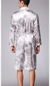 img 2 attached to Litteking Bathrobe Nightgown Loungewear Sleepwear Men's Clothing in Sleep & Lounge