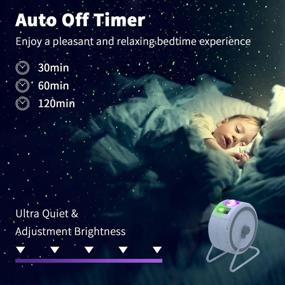 img 1 attached to 🌌 MEETPEAK Star Galaxy Projector: 7 Color Nebula with Music Speaker, Timing & Remote Control - Perfect Night Light for Kids Bedroom, Ambiance, Party & Bar Decor