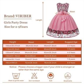 img 1 attached to 🎀 Vibrant Costumes: Birthday Princess Holiday Dresses for Girls' Clothing