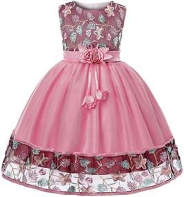 img 3 attached to 🎀 Vibrant Costumes: Birthday Princess Holiday Dresses for Girls' Clothing