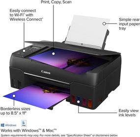 img 2 attached to 🖨️ Black Canon PIXMA G620 MegaTank Wireless All-in-One Printer for Photo Printing, Copying, and Scanning