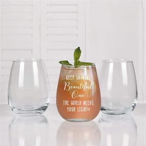 img 1 attached to Inspirational Gift Beautiful Stemless Christmas