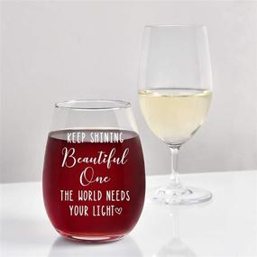 img 3 attached to Inspirational Gift Beautiful Stemless Christmas