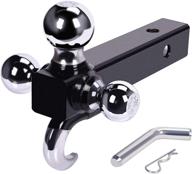 🚚 high-performance orcish tri-ball hitch receiver mount for trailers - 1 7/8", 2", and 2 5/16" tow ball options logo