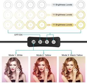 img 3 attached to 📸 Foxin веб-камера Ring Light с подставкой - Освещение для видеоконференций, зум-встреч, видео на YouTube и фотографии