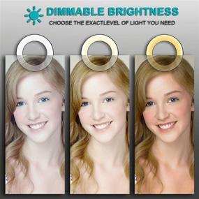 img 2 attached to 📸 Foxin веб-камера Ring Light с подставкой - Освещение для видеоконференций, зум-встреч, видео на YouTube и фотографии