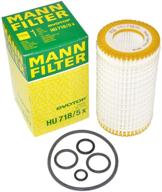 🔍 mann engine oil filter fleece oem hu 718/5x (1-pack) - high-quality filtration solution for optimal engine performance logo