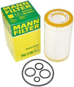 img 1 attached to 🔍 Масляный фильтр Mann Engine Oil Filter Fleece OEM HU 718/5X (1-Pack) - Решение высокого качества для фильтрации и оптимальной производительности двигателя