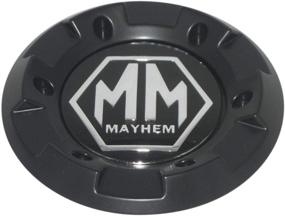 img 1 attached to 🔲 Колпачок центрального диска колеса Mayhem Matte Flat Black только для замены C-231-2