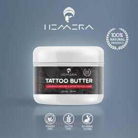 img 1 attached to Ultimate Tattoo Butter: Numbing, Soothing & Healing Balm for 🖤 Before, During & After Tattoo Process - Natural, Moisturizing & Brightening Ointment