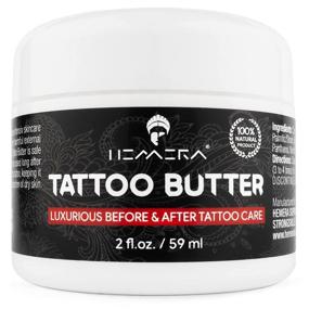 img 4 attached to Ultimate Tattoo Butter: Numbing, Soothing & Healing Balm for 🖤 Before, During & After Tattoo Process - Natural, Moisturizing & Brightening Ointment
