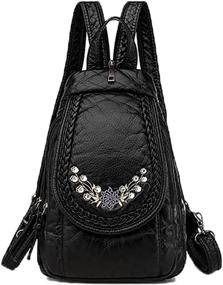 img 4 attached to 👜 Stylish Women's Leather Crossbody Handbags & Wallets with Top-Handle for Shoulder Bags