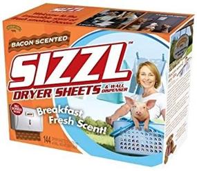 img 4 attached to 🥓 Prank Pack 'Sizzl - Bacon Scented Dryer Sheets' - Hilarious Gag Joke Gift Box to Conceal Your Real Present - by Prank-O - The Original Prank Gift Box, Fun Novelty Gift Box for All Ages!