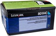 🔵 lexmark 80c1hc0 high yield return program cyan toner logo