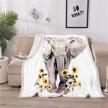 lovinsunshine sunflower elephant blanket blankets logo