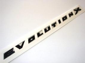 img 1 attached to Upgrade Your Ride with the Mitsubishi Chrome Evolution X Emblem for Lancer Evo10