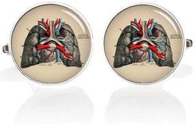 img 4 attached to Kooer Vintage Cufflinks Personalized Anatomical