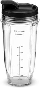 img 3 attached to 🍹 Nutri Ninja Blender Cups - 24 oz. Tritan Cups with Sip & Seal Lids - Compatible with BL480, BL490, BL640, BL680