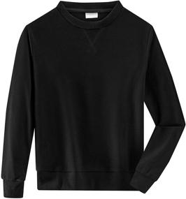 img 4 attached to Удобные и стильные: весенние джемперы из толстовки Gege Crewneck для мальчиков